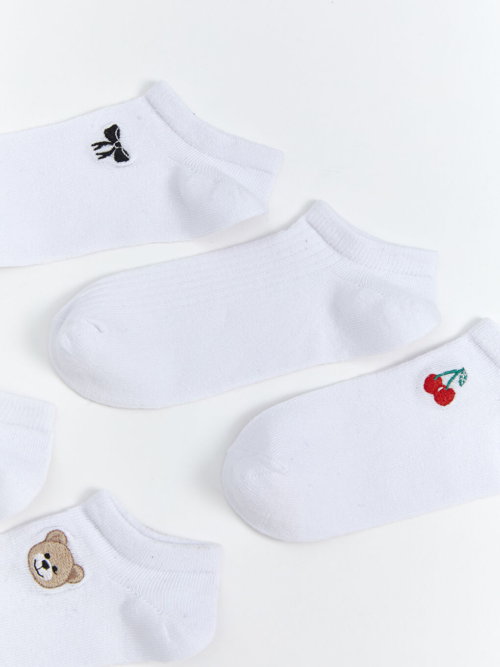 Girls Trainer Socks 5 Pack -S5QL57Z4-JYX