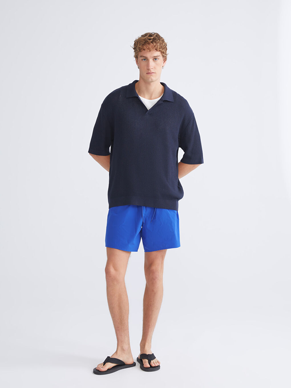 LCW SWIMWEAR Short Length Men's Swimming Shorts -S5QL67Z8-HRS
