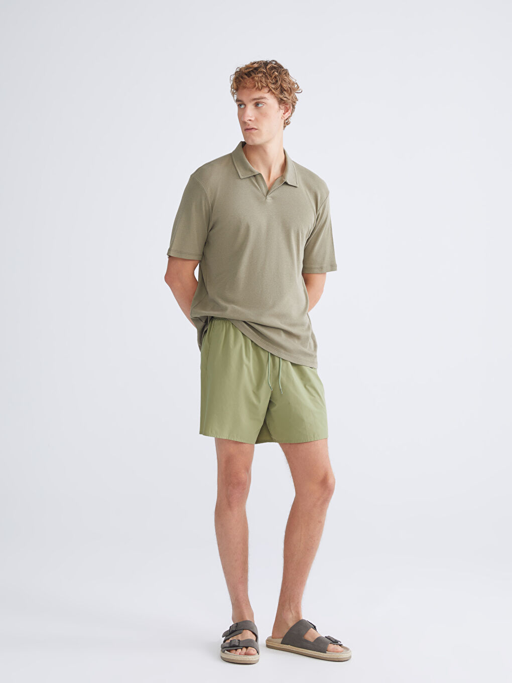LCW SWIMWEAR شۆرتی کورت بۆ پیاوان - مەلەکردن -S5QL67Z8-H9B