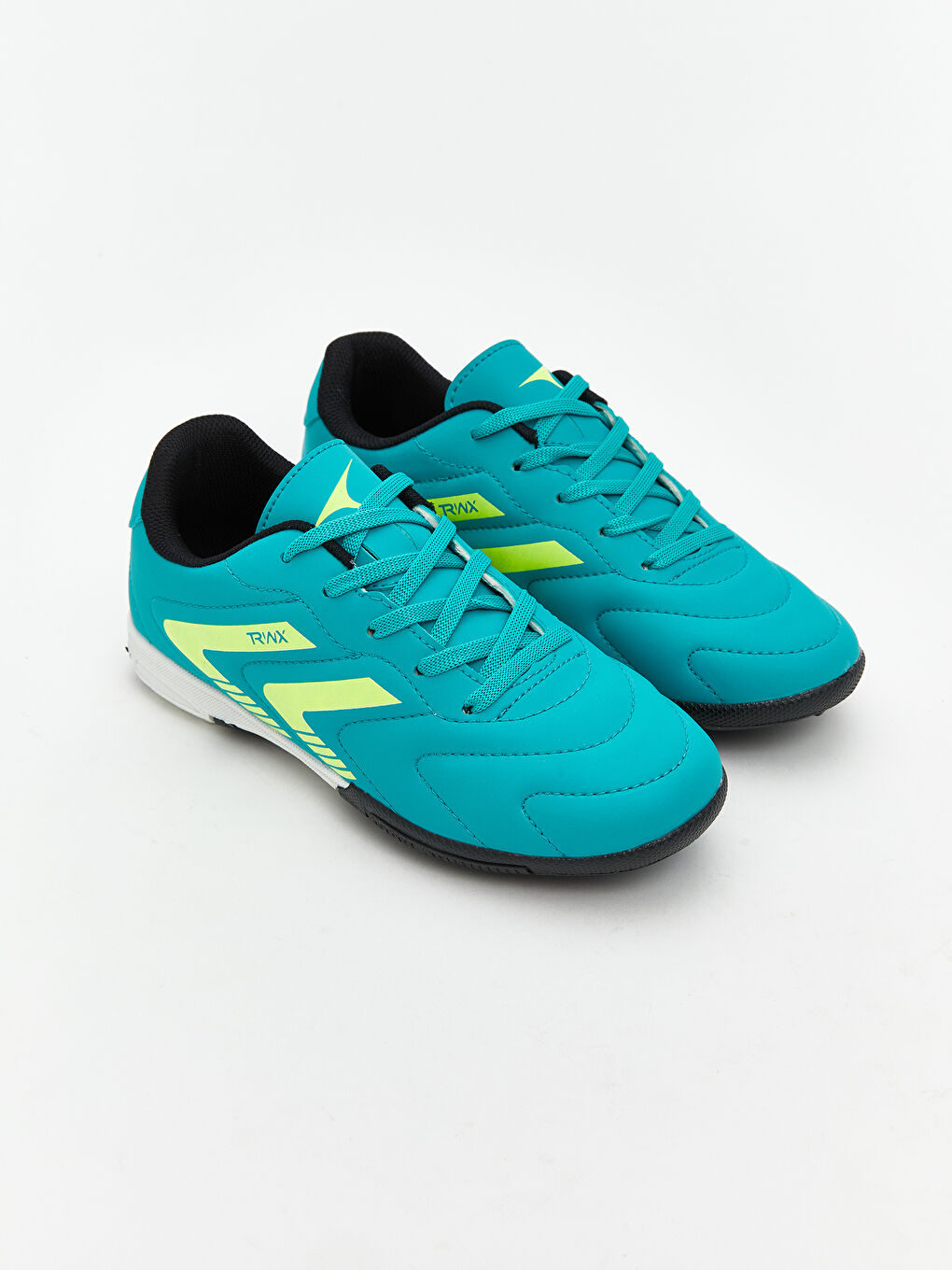 Turkuaz Bağcıklı Erkek Çocuk Halı Saha Ayakkabısı