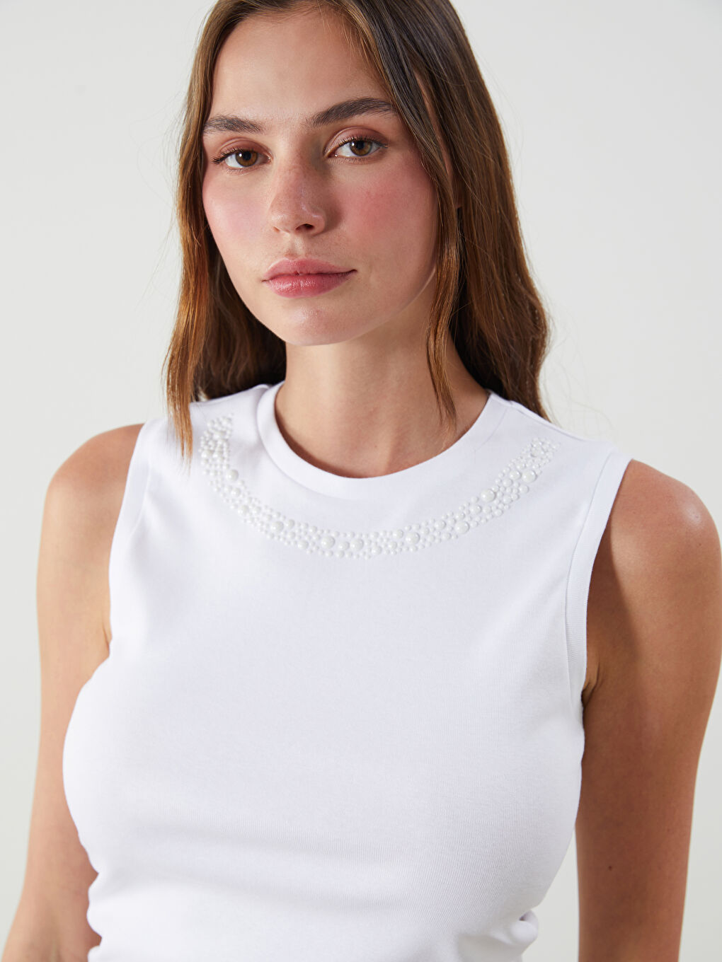 LCW Vision Woman WHITE Tank Top -S5QL86Z8-Q6K