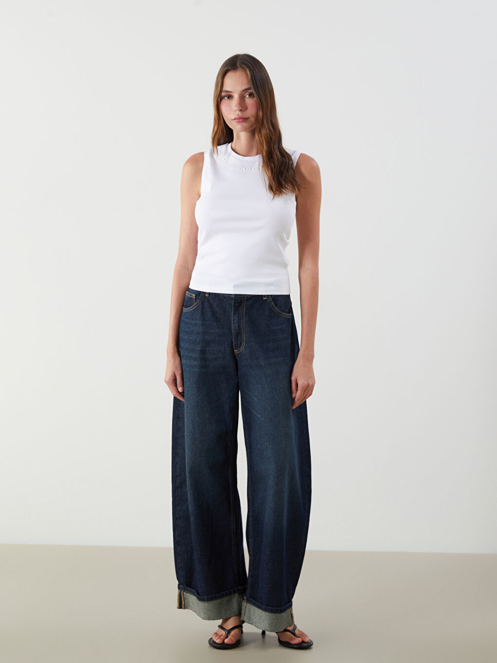 LCW Vision Woman WHITE Tank Top -S5QL86Z8-Q6K