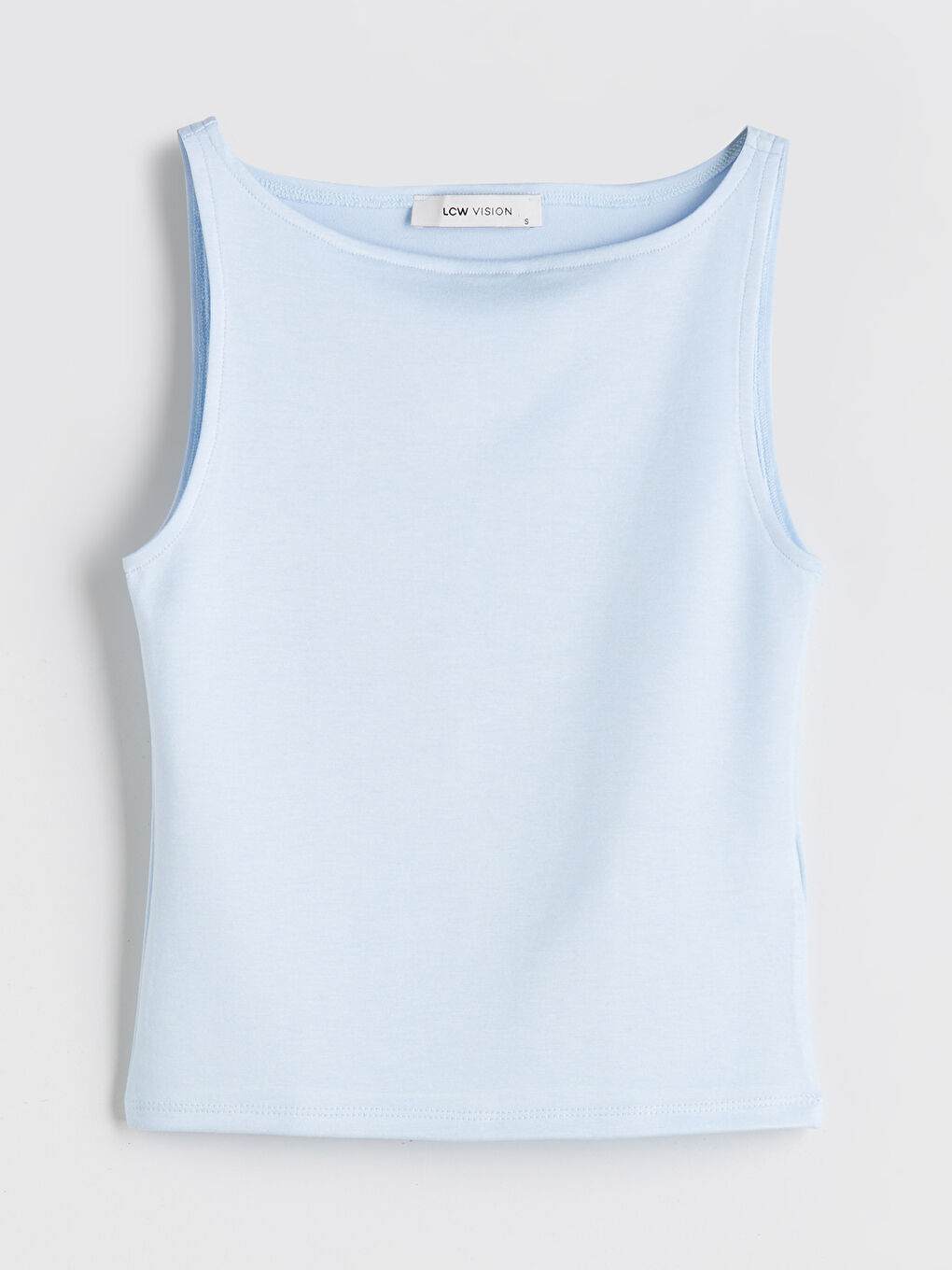 Mavi Bisiklet Yaka Kadın Atlet-4