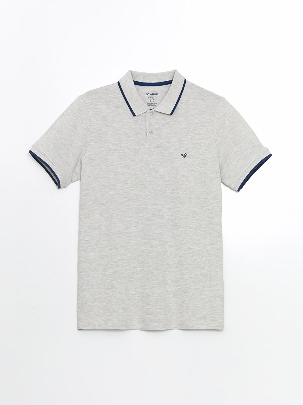 Футболка Мужская Пике Однотонная с Воротником Поло-9