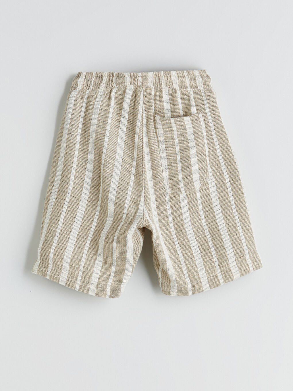LCW Kids Elasticated Waist Muslin Boys' Shorts -S5QM01Z4-ELZ