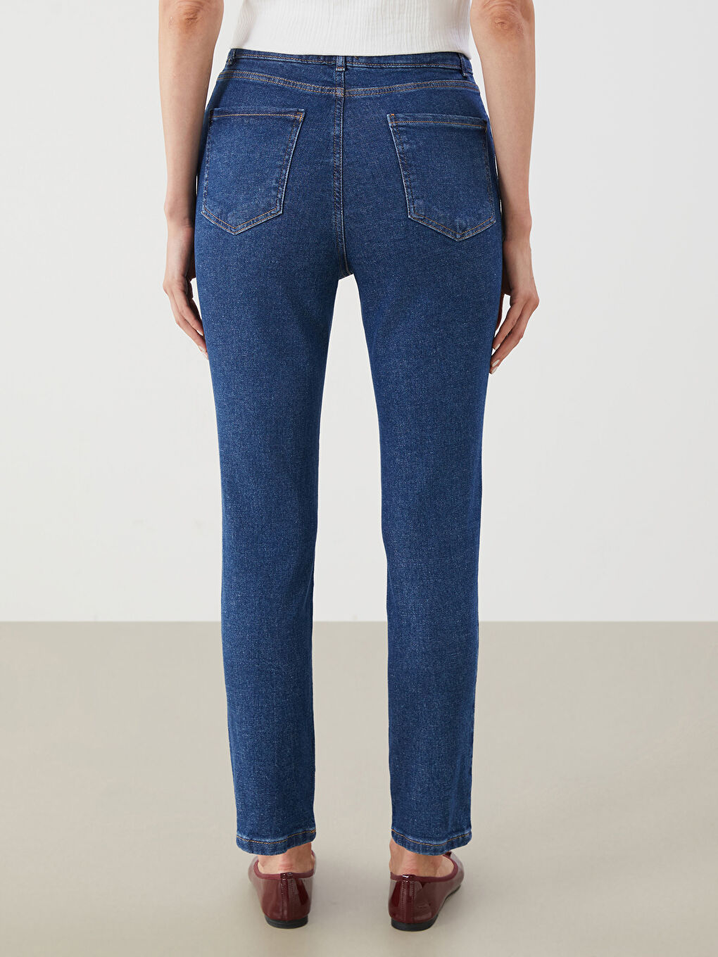 LCW ECO Slim Mom Women's Jeans -S5QM02Z8-507