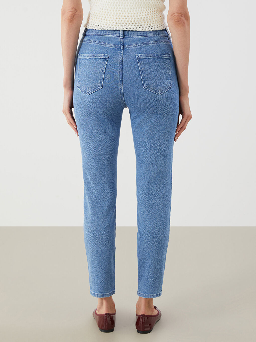 LCW ECO Slim Mom Women's Jeans -S5QM03Z8-311