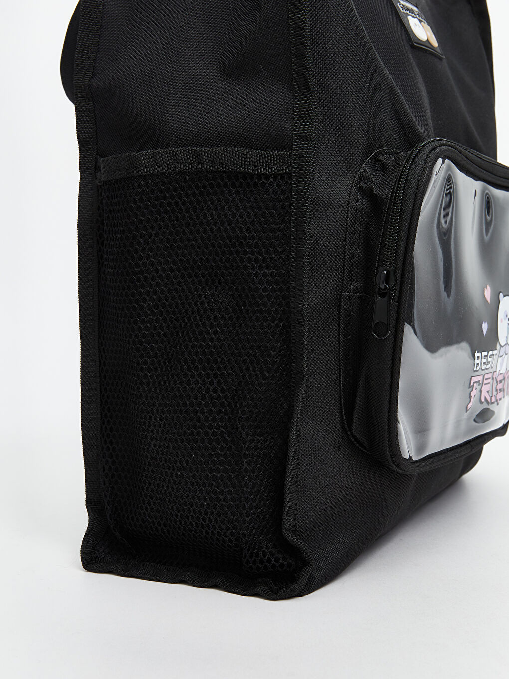 Siyah Baskılı Kadın Kol Çantası-3