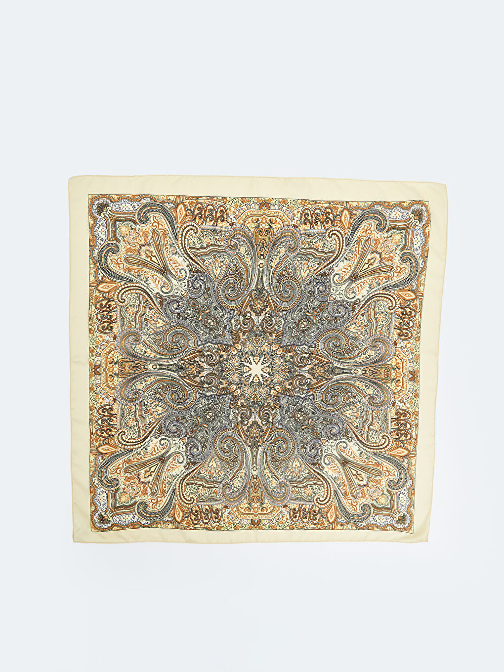 Sarı Desenli Kadın Bandana-2