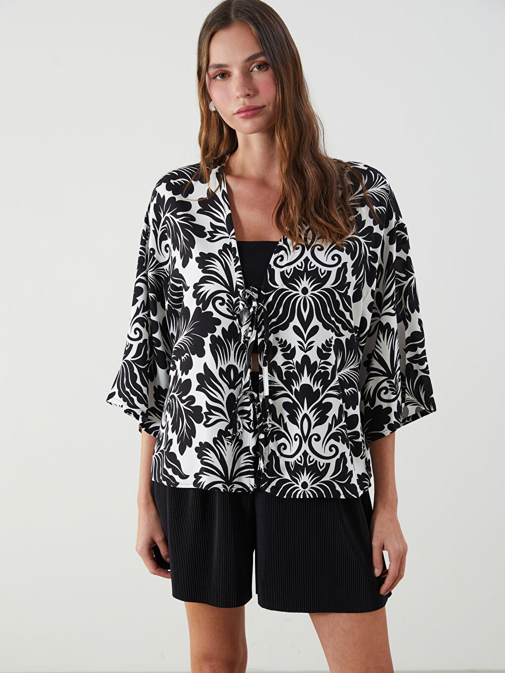 CRNA Kimono Žena -S5QM11Z8-LQJ