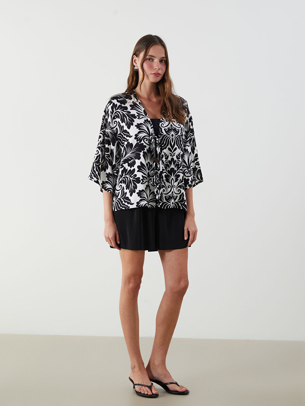 CRNA Kimono Žena -S5QM11Z8-LQJ