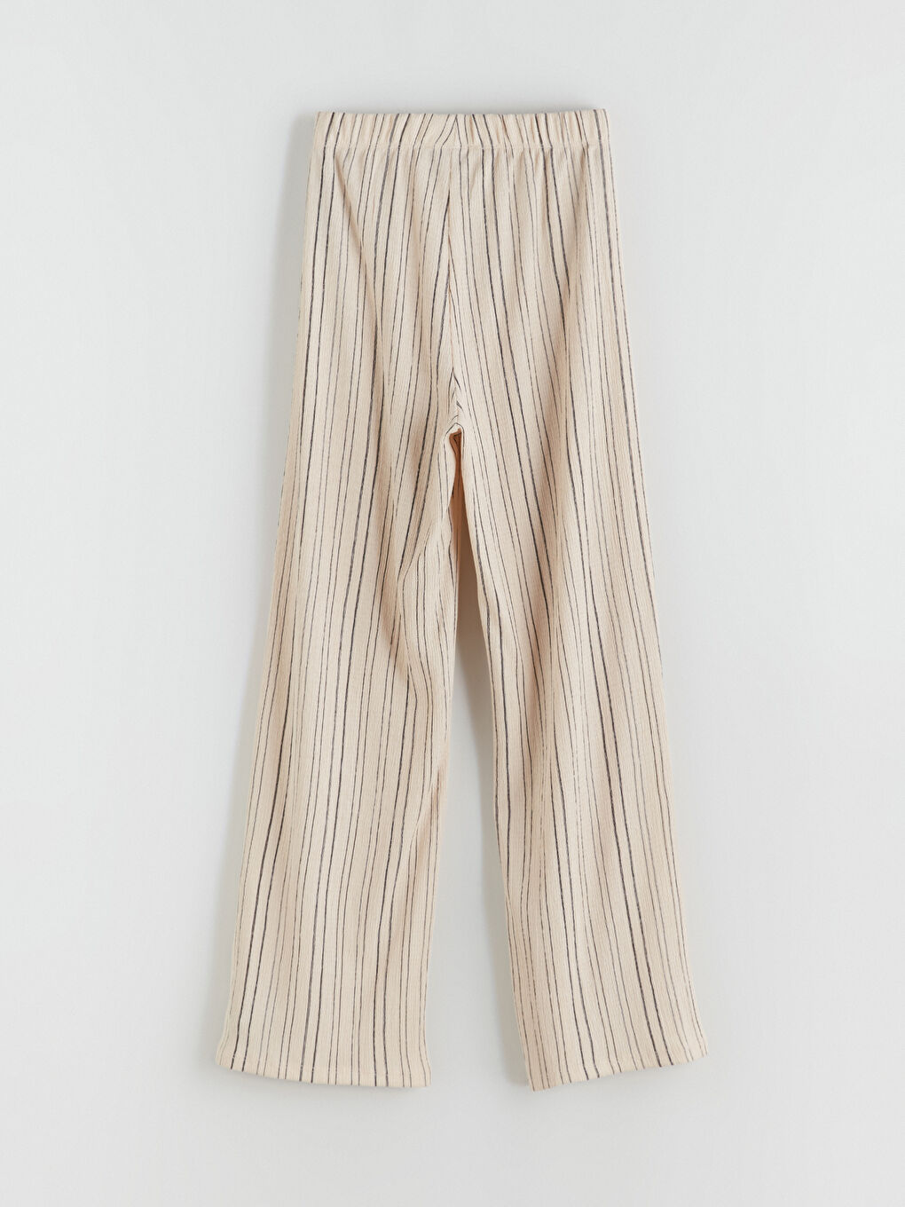 LCWAIKIKI Classic Elasticated Waist Striped Wide Leg Women's Trousers -S5QM50Z8-LFC