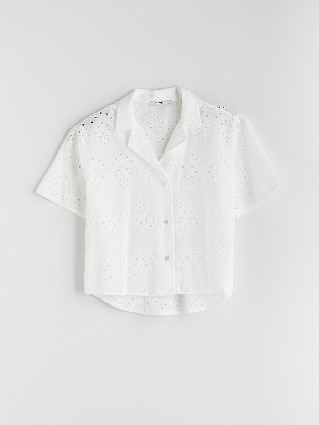 XSIDE Woman WHITE Shirt -S5QM62Z8-Q6K