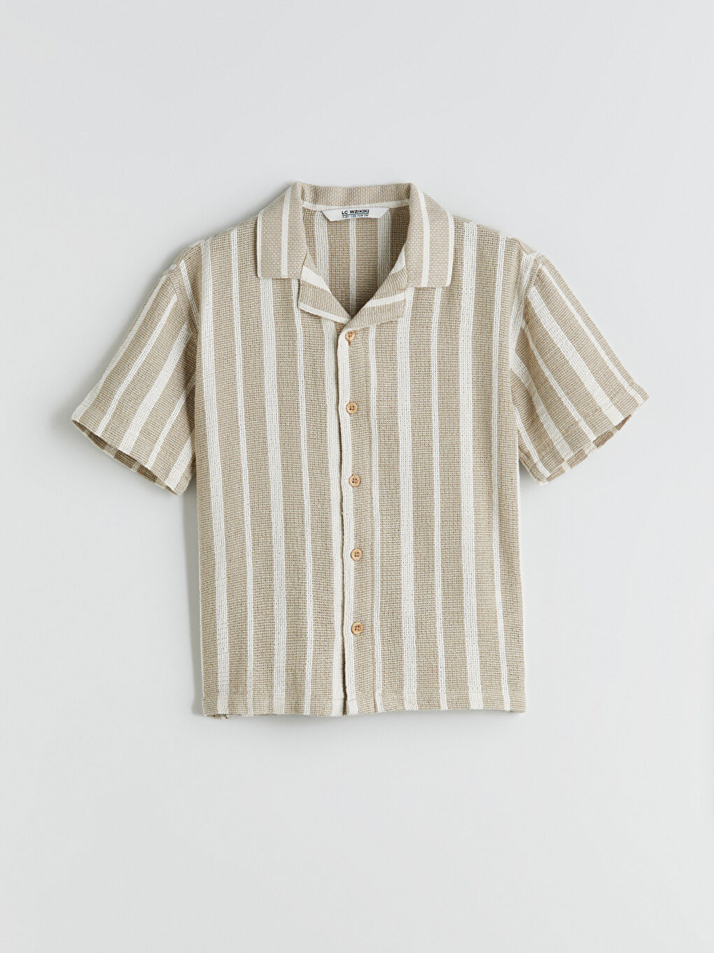 LCW Kids Boy ECRU Shirt -S5QM73Z4-LFC