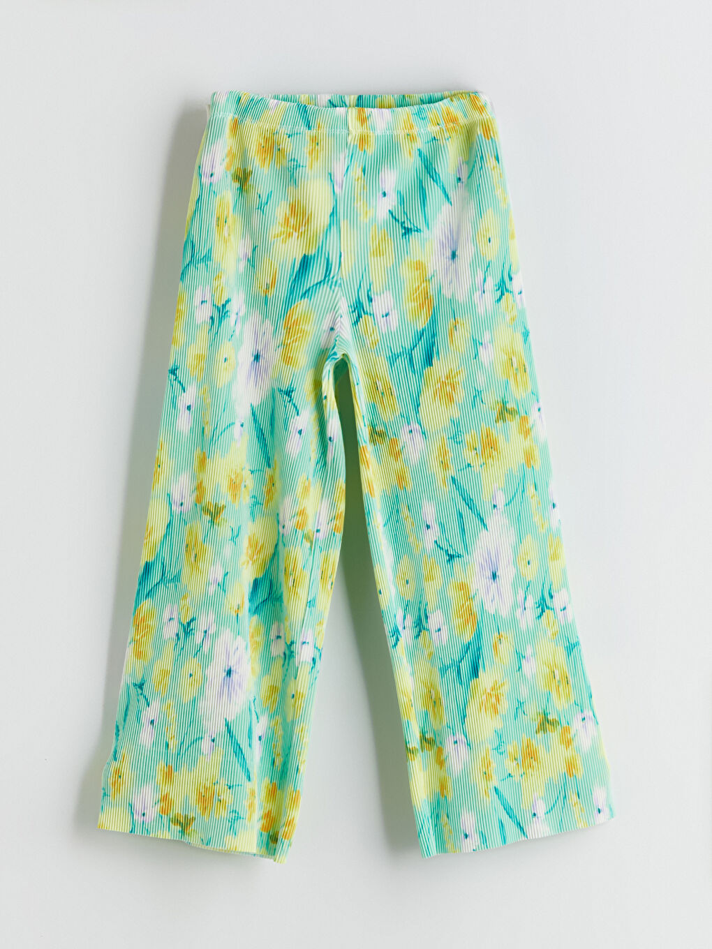 Elastic Waist Floral Spanish Leg Girls' Tights -S5QM80Z4-LRR