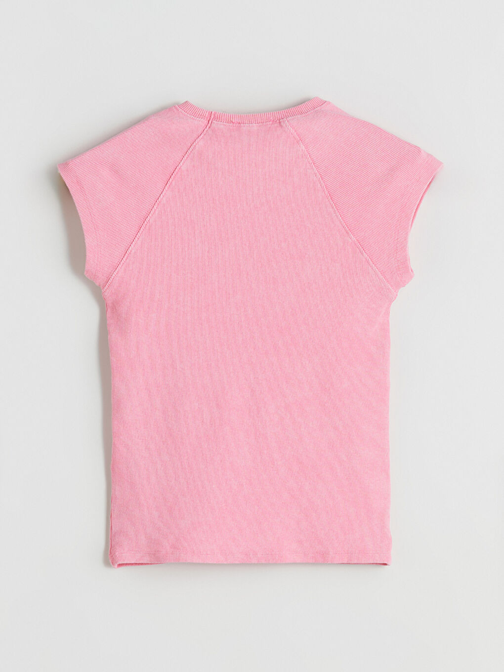 تي شيرت نسائي بياقة دائرية-5