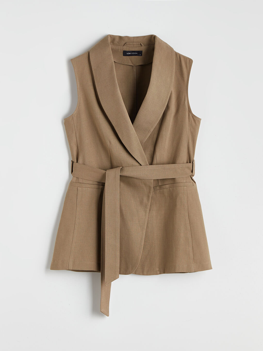 LC Waikiki Woman KHAKI Suit Waistcoat -S5QN02Z8-CTA