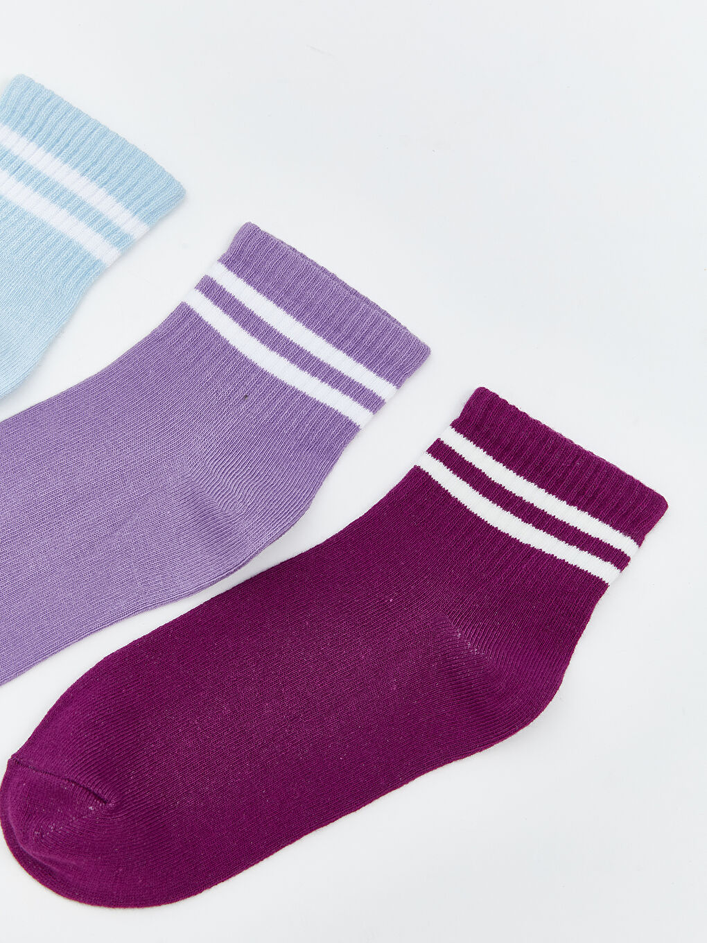 Striped Women's Ankle Socks 5 Pack -S5QN39Z8-M0T