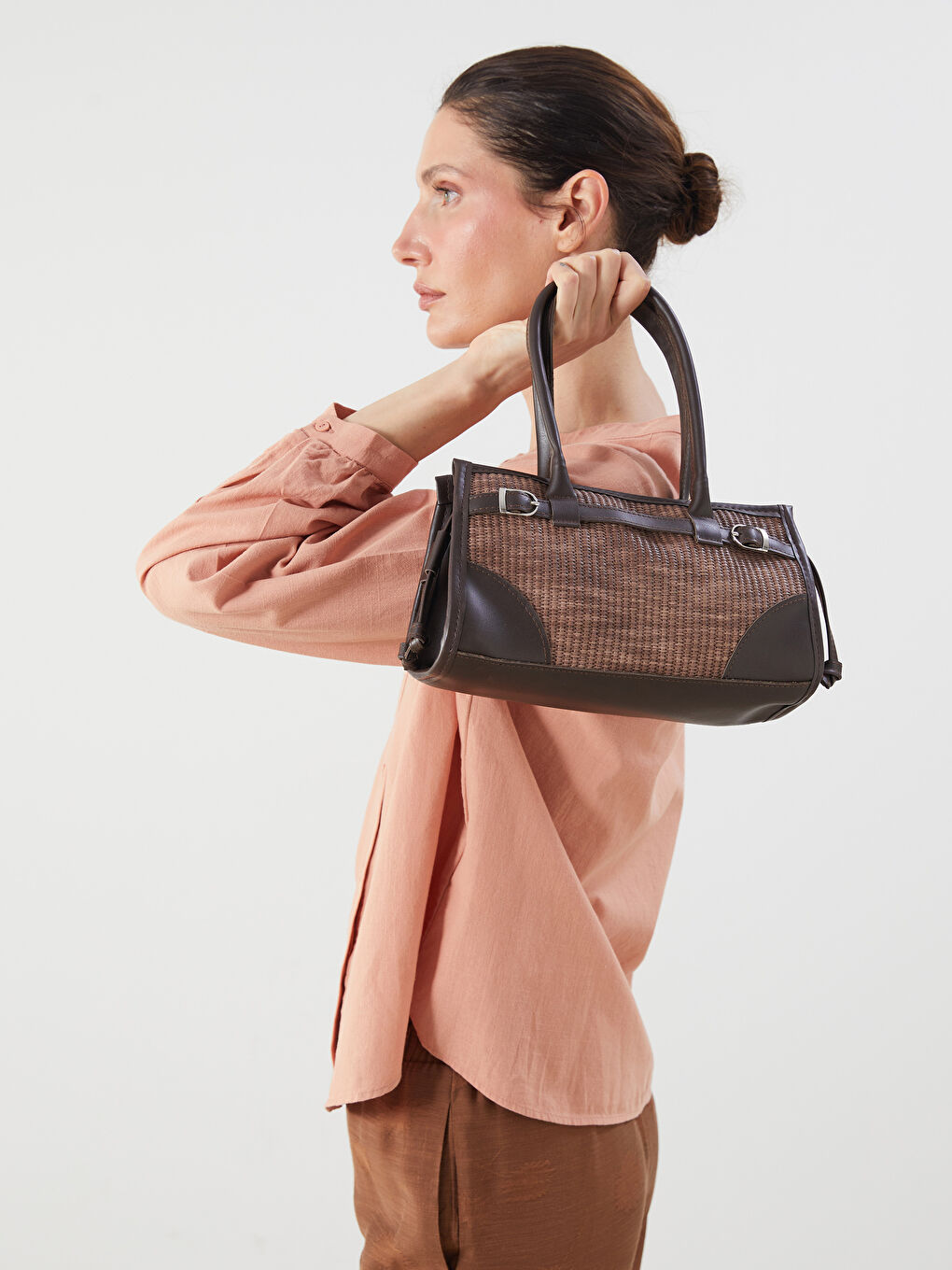 Removable Strapped Women's Shoulder Bag -S5QN51Z8-DJ7