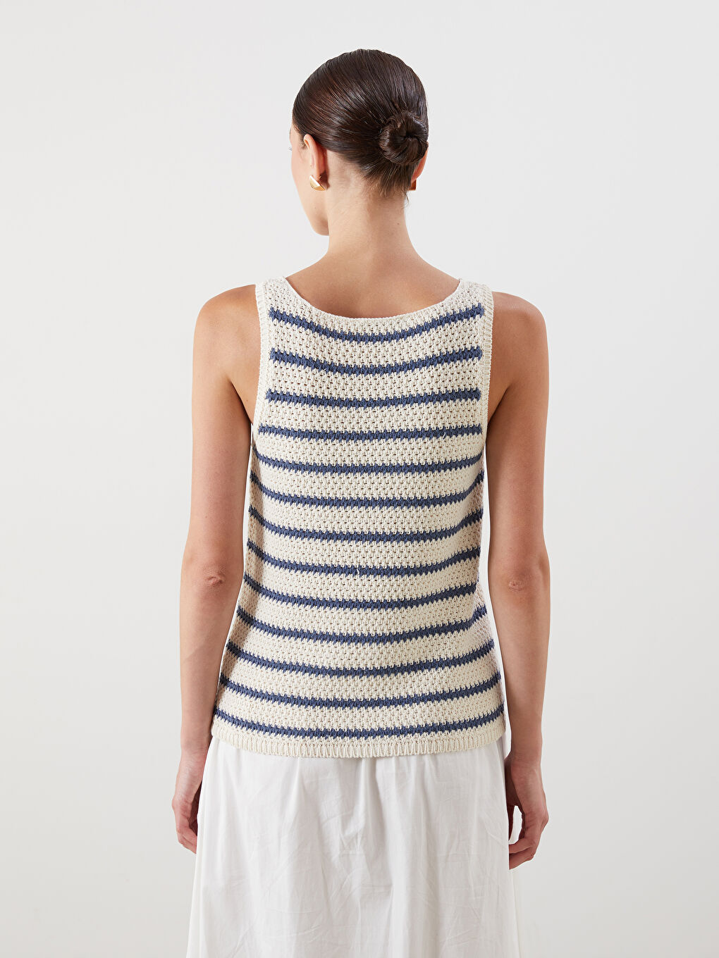 Woman BLUE Tank Top -S5QN68Z8-LEN