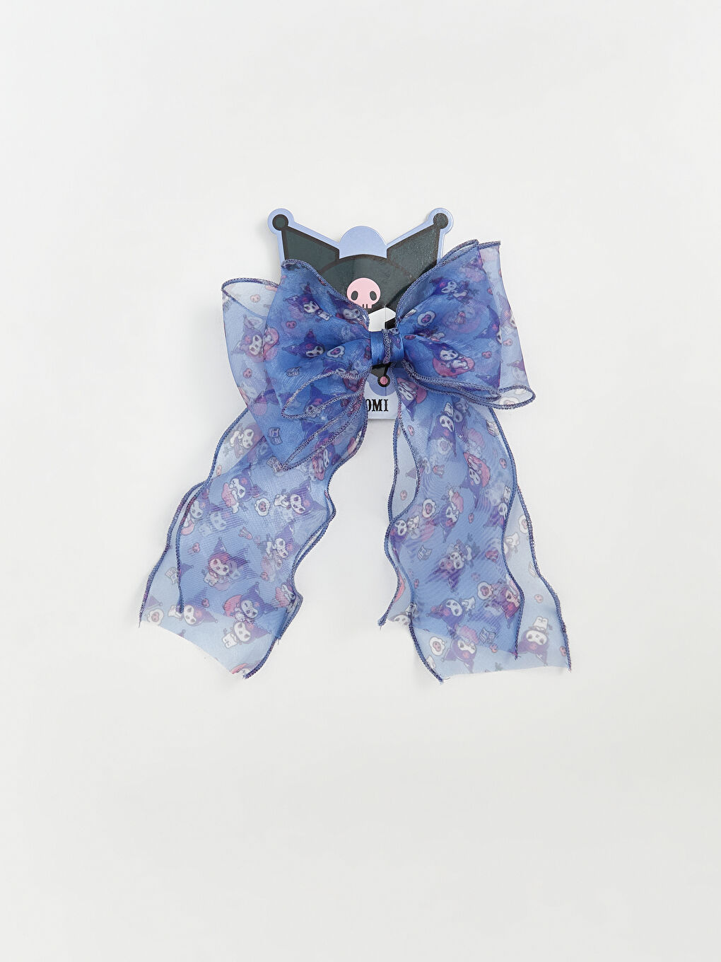 Karışık Kuromi Baskılı Fiyonk Detaylı Kız Çocuk Toka