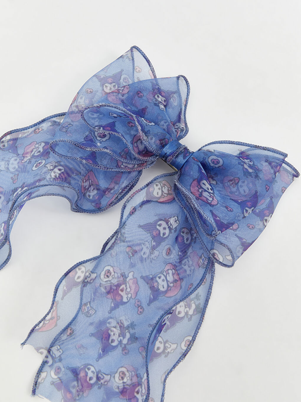 Karışık Kuromi Baskılı Fiyonk Detaylı Kız Çocuk Toka-1