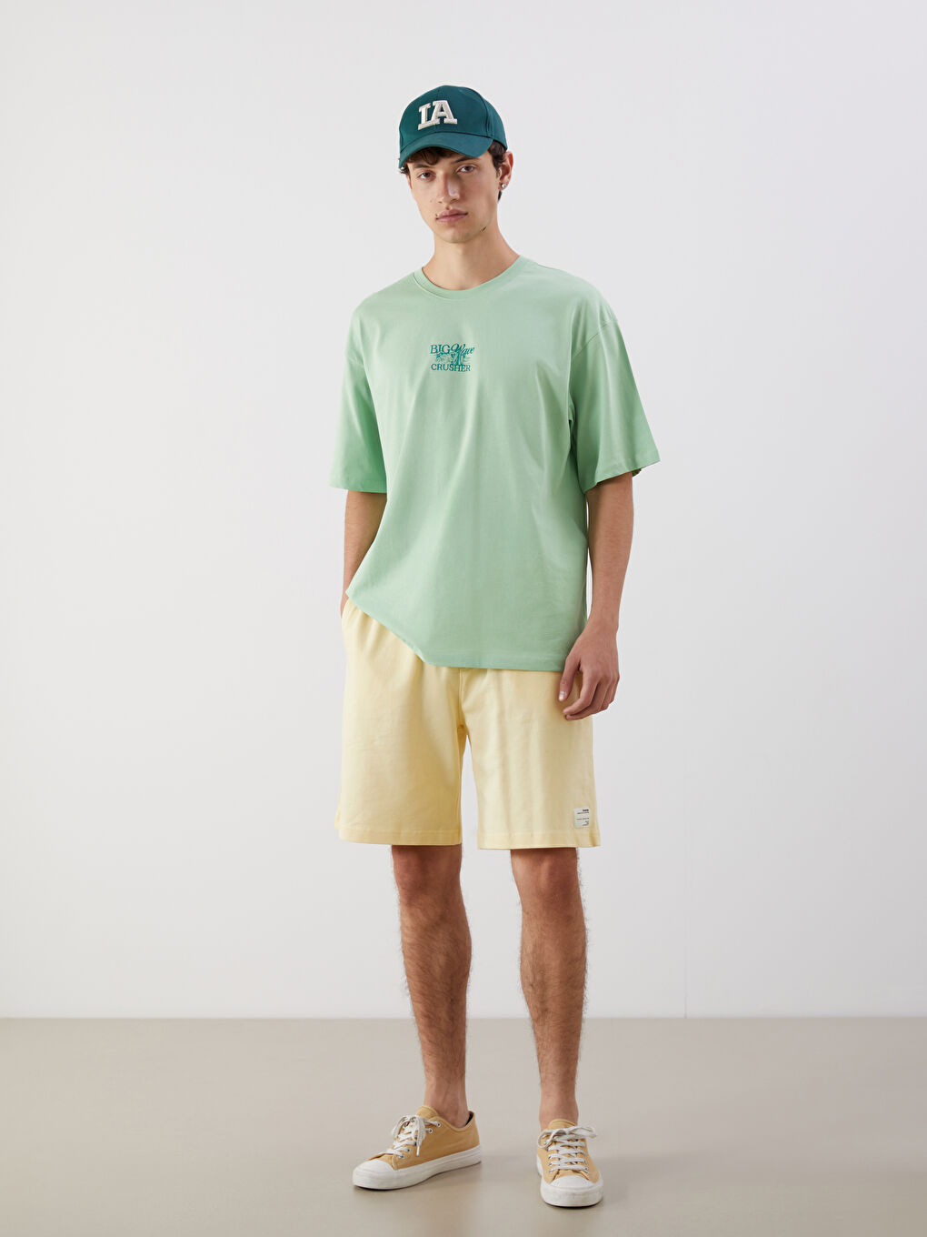Standard Fit Printed Men's Shorts -S5QN75Z8-J5P