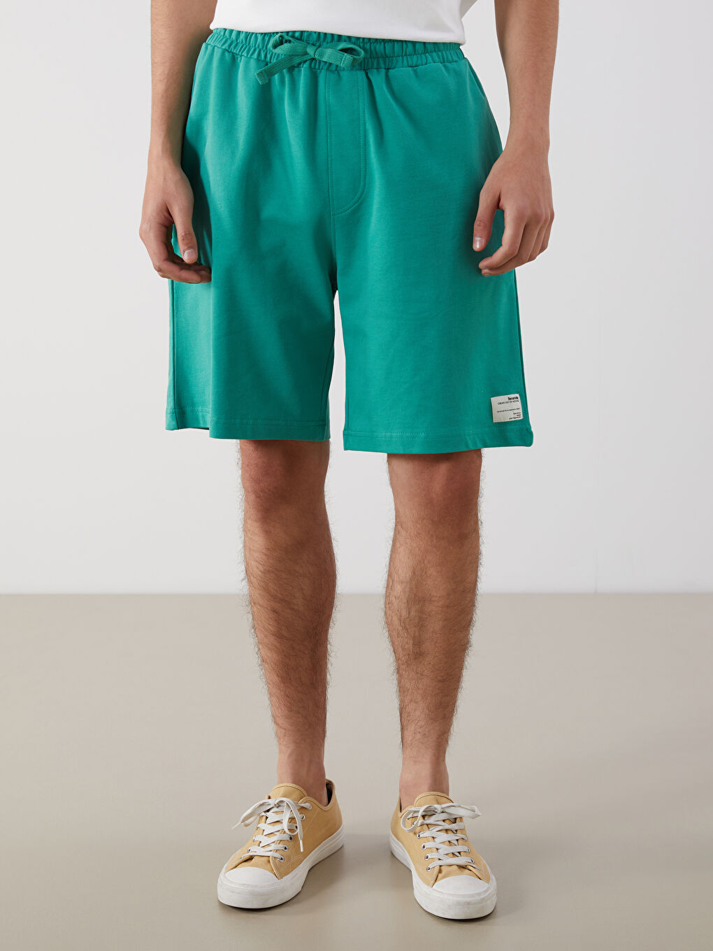 Standard Fit Printed Men's Shorts -S5QN75Z8-ZSY
