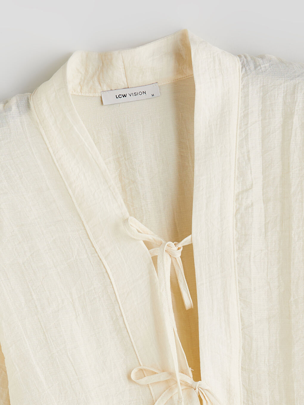 LCW Vision Shawl Collar Oversize Women's Kimono -S5QN80Z8-R9J
