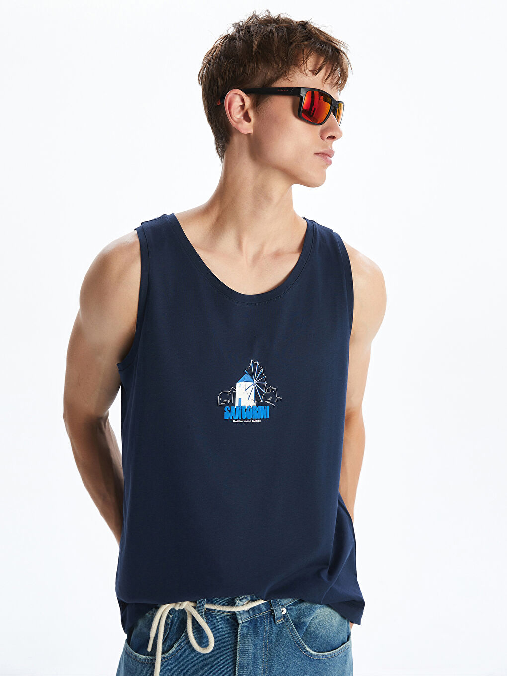 XSIDE Man NAVY T-Shirt -S5QN85Z8-M00