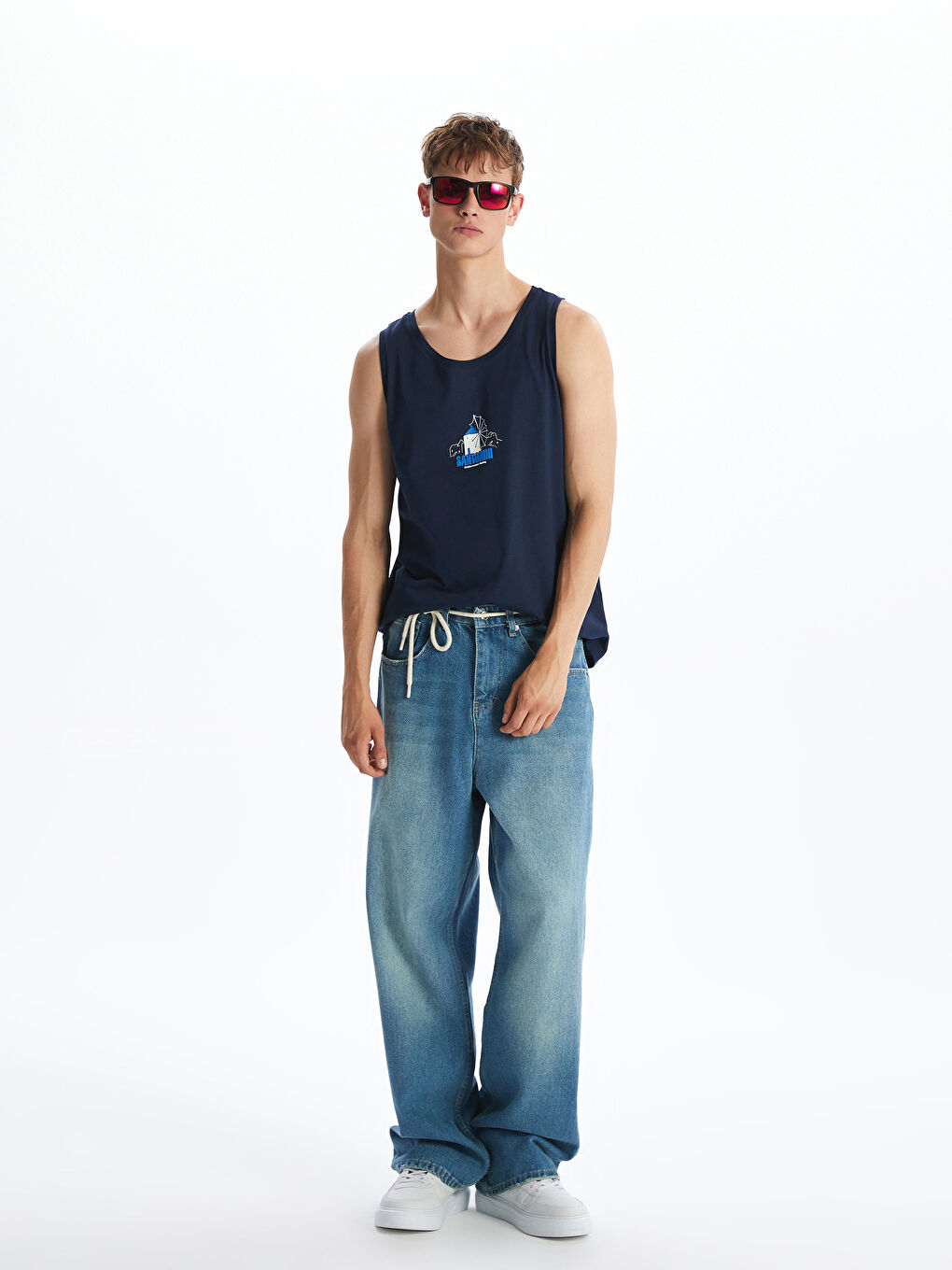 XSIDE Man NAVY T-Shirt -S5QN85Z8-M00