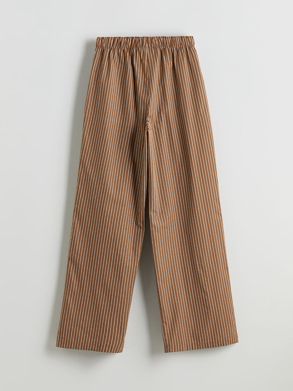 XSIDE Elasticated Waist Striped Wide Leg Women's Trousers -S5QO01Z8-LEW