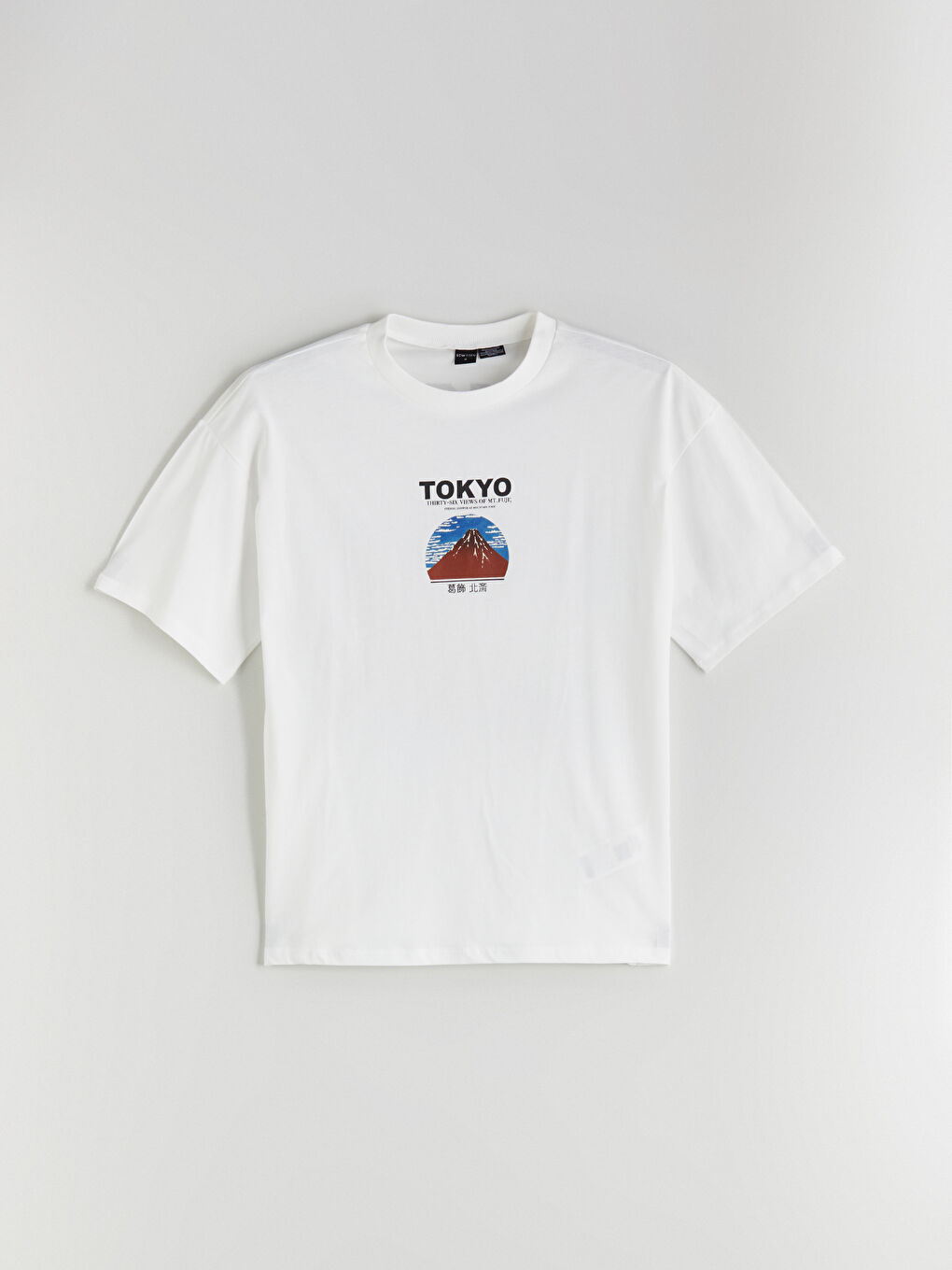 LCW Teen Teenage Boy ECRU T-Shirt -S5QO34Z4-FDU