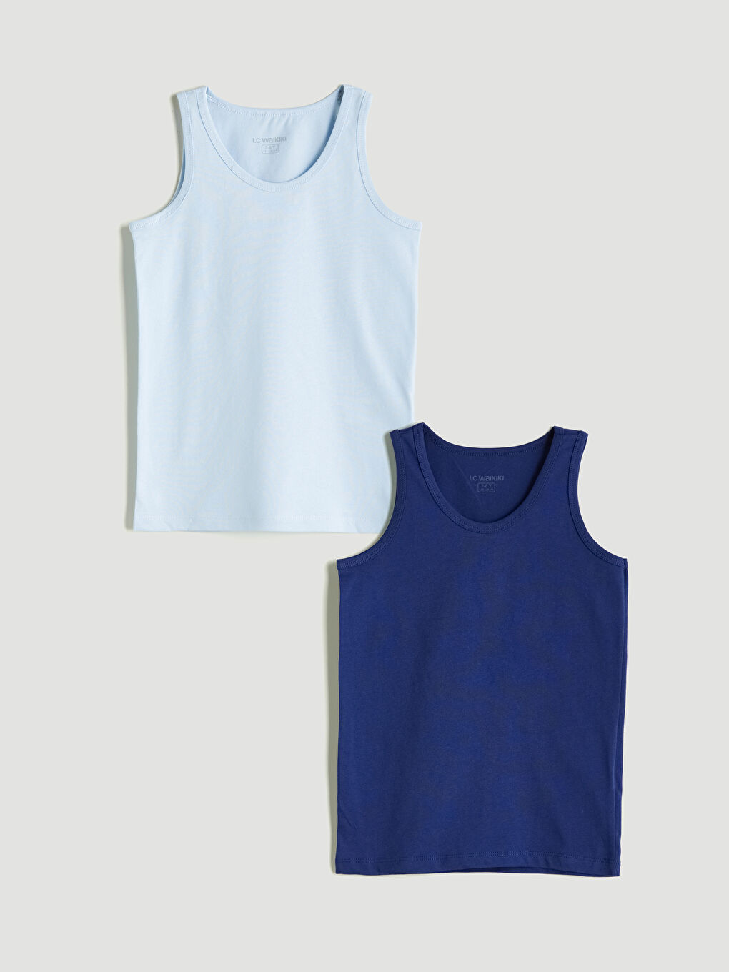 Crew Neck Boys' Vest 2 Pack -S5QO57Z4-CU5