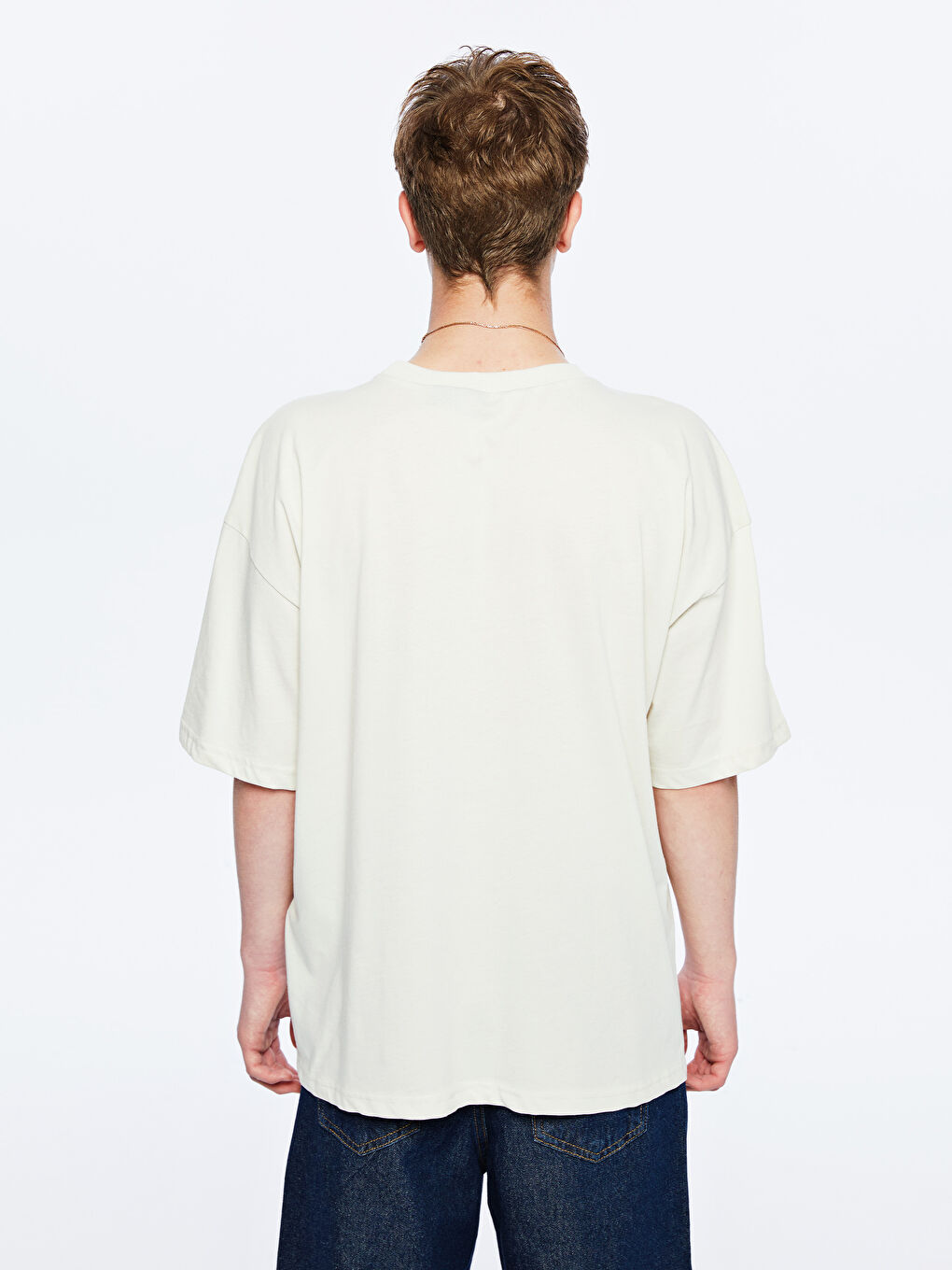 Man BEIGE T-Shirt -S5QO61Z4-FF5