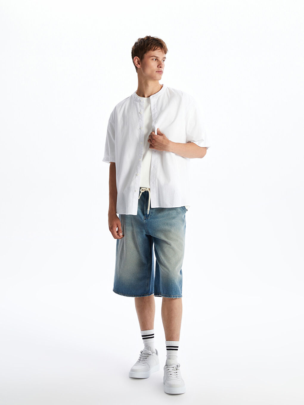 Regular Fit Short Sleeve Men's Shirt -S5QO73Z8-Q6K