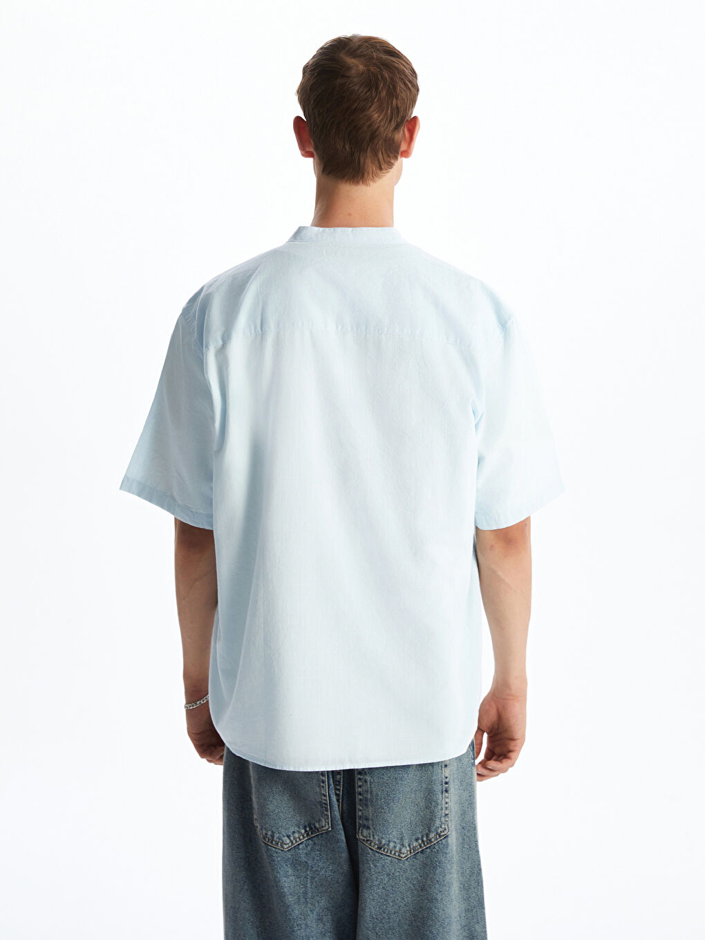 Regular Fit Short Sleeve Men's Shirt -S5QO73Z8-QVX