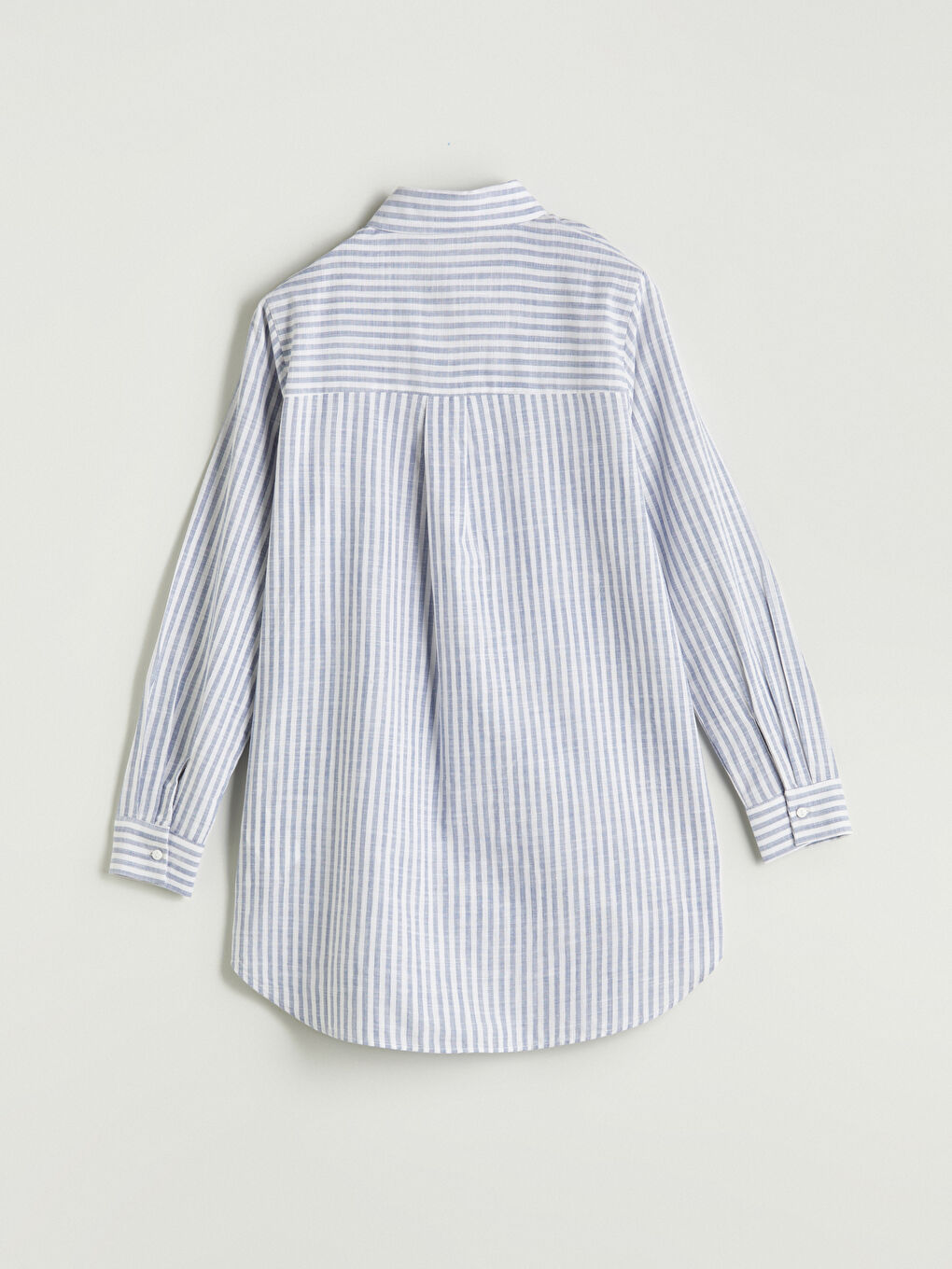 LCWAIKIKI Classic Striped Women's Shirt Tunic -S5QO89Z8-LGB