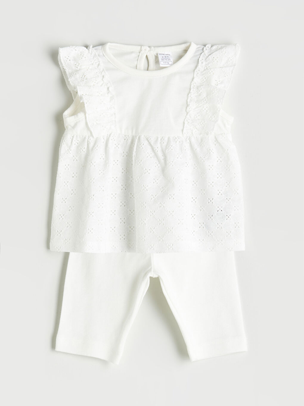 LCW baby Baby Girl ECRU Set -S5QP20Z1-FDU