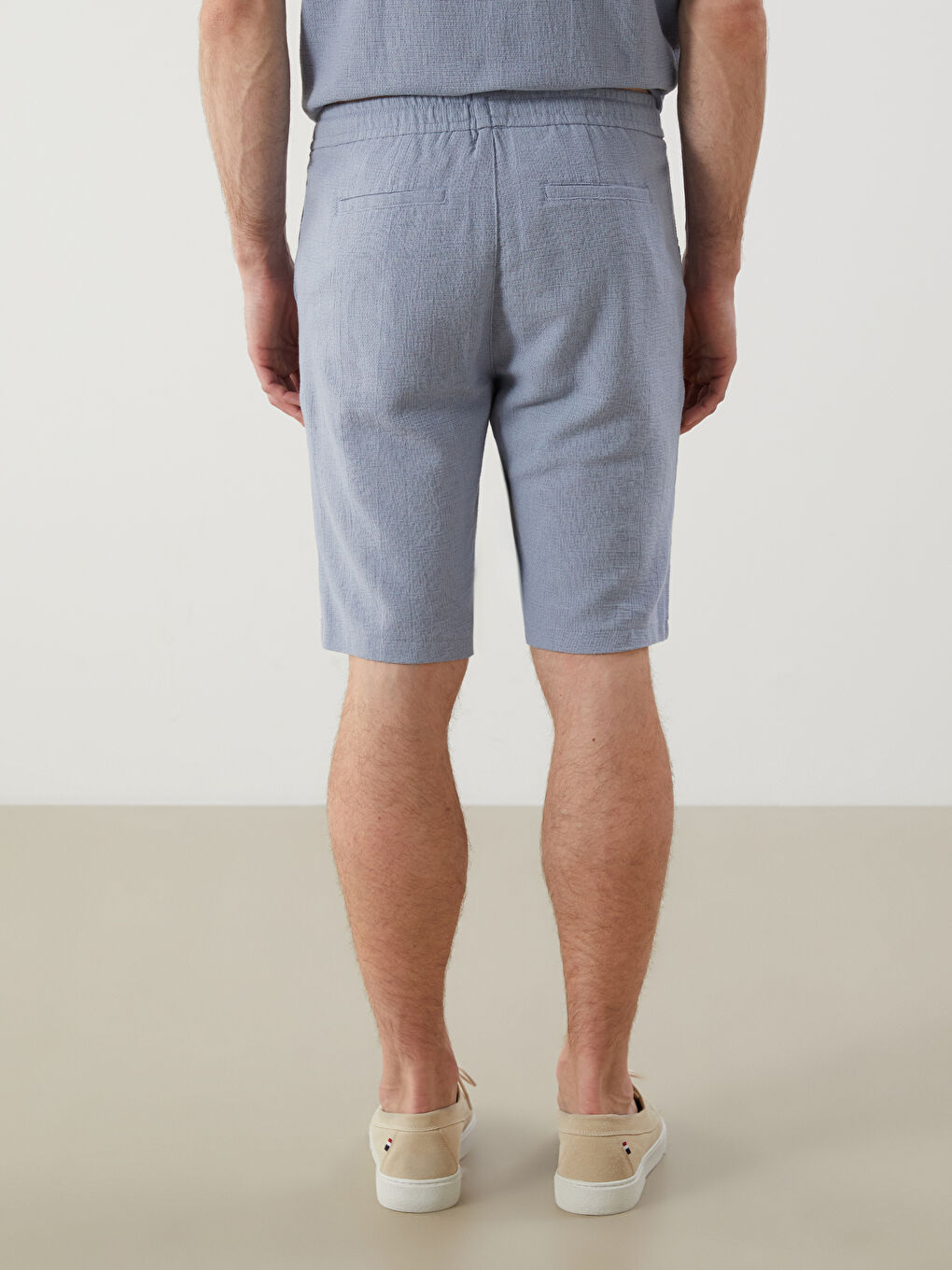 LCW Vision Regular Fit Linen-Look Men's Shorts -S5QP21Z8-UCK