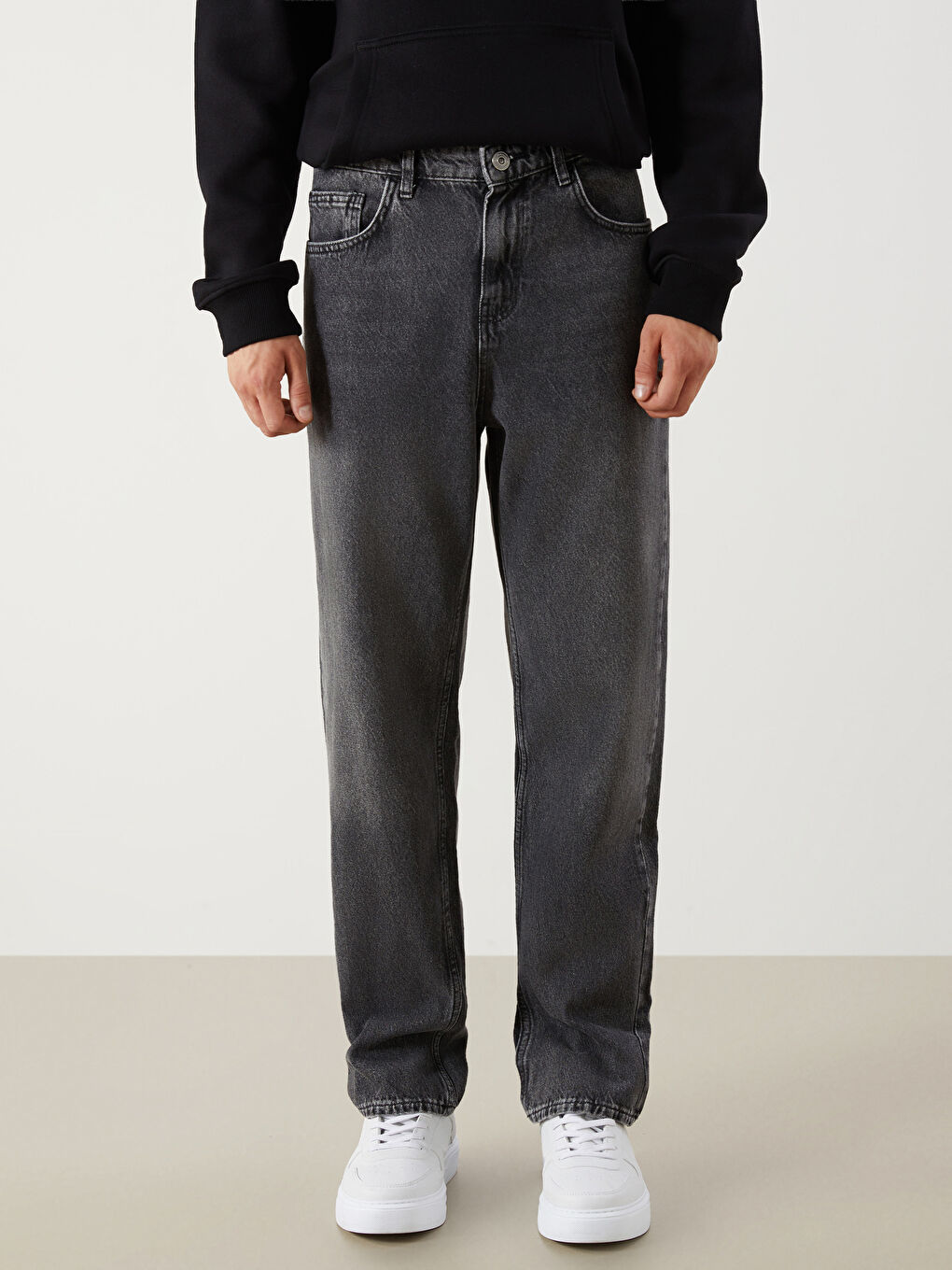 جينز واسع للرجال-2