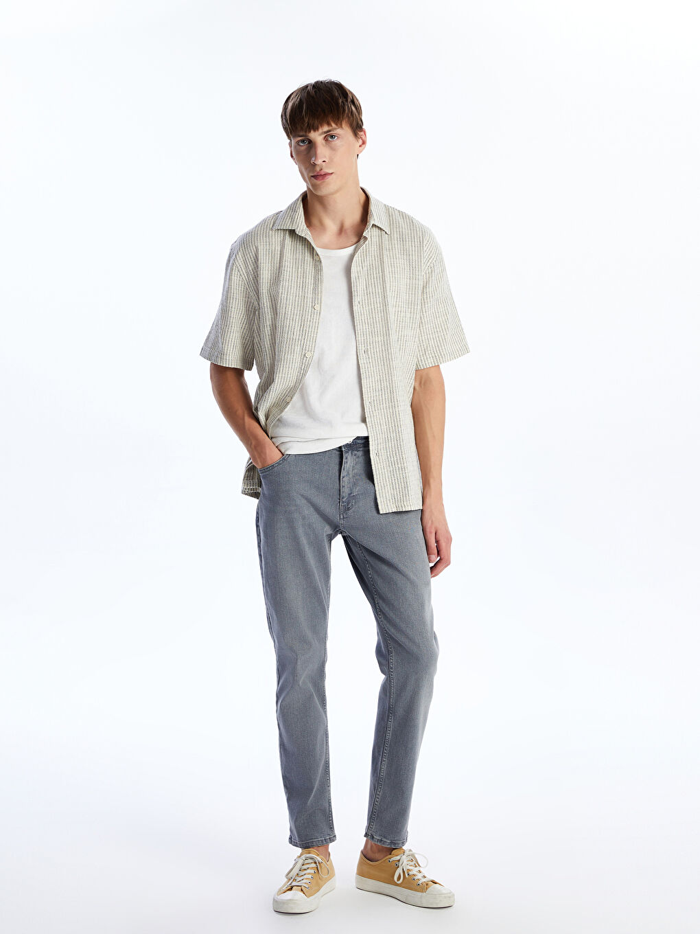 LCW Jeans 750 Slim Fit Men's Jeans -S5QP50Z8-GRD