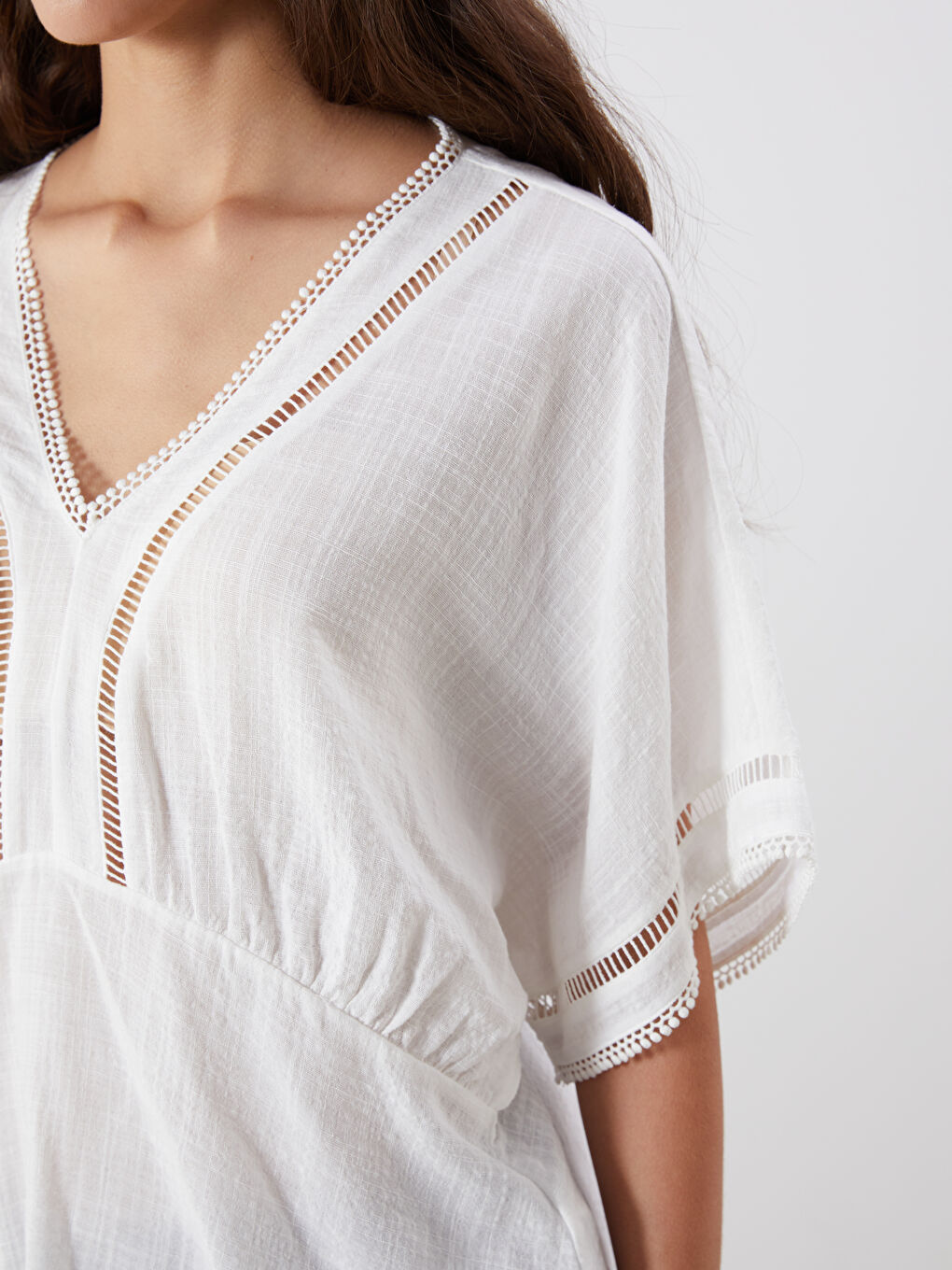 LCW Vision Woman ECRU Blouse -S5QP51Z8-R9J