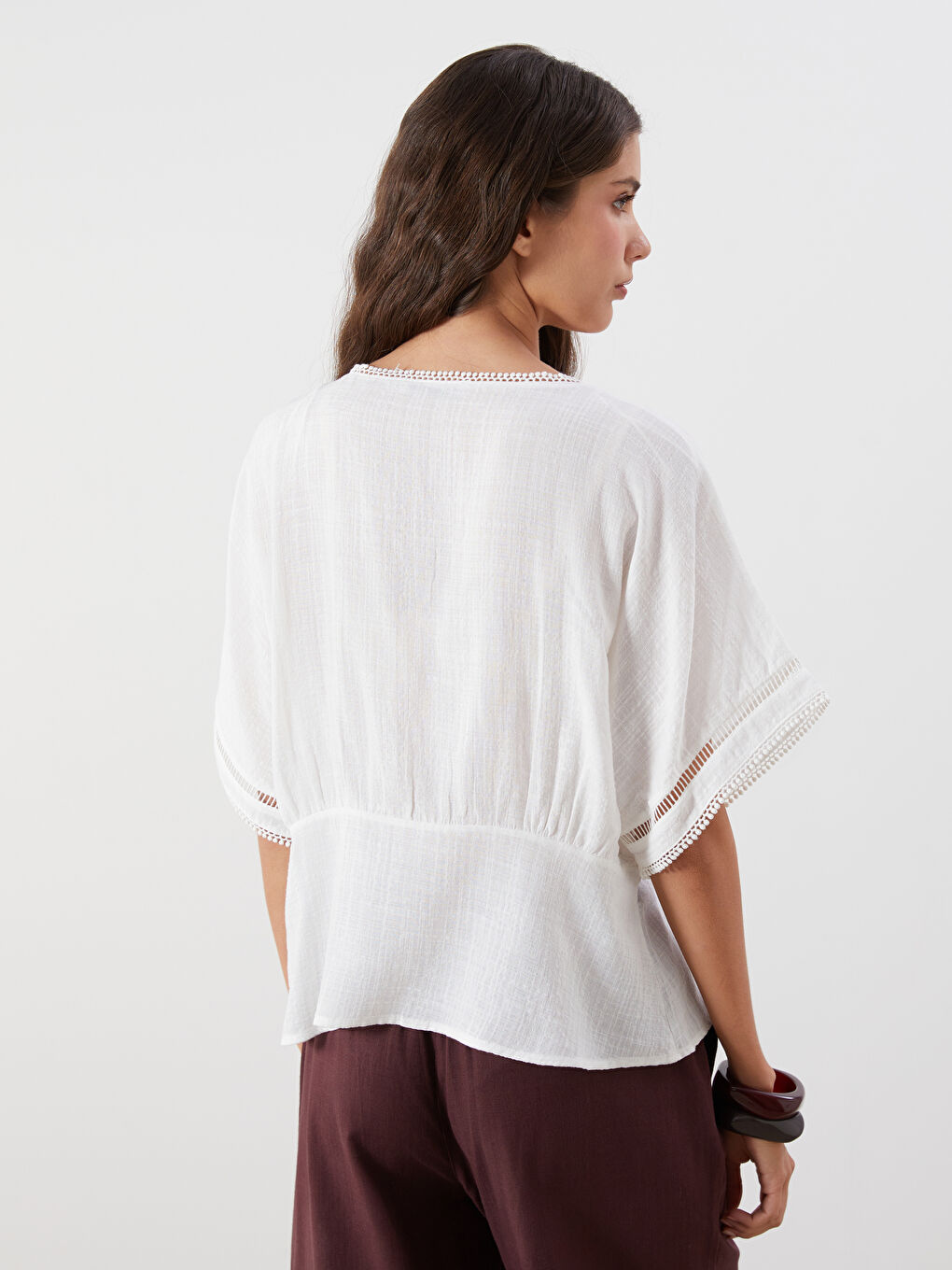 LCW Vision Woman ECRU Blouse -S5QP51Z8-R9J