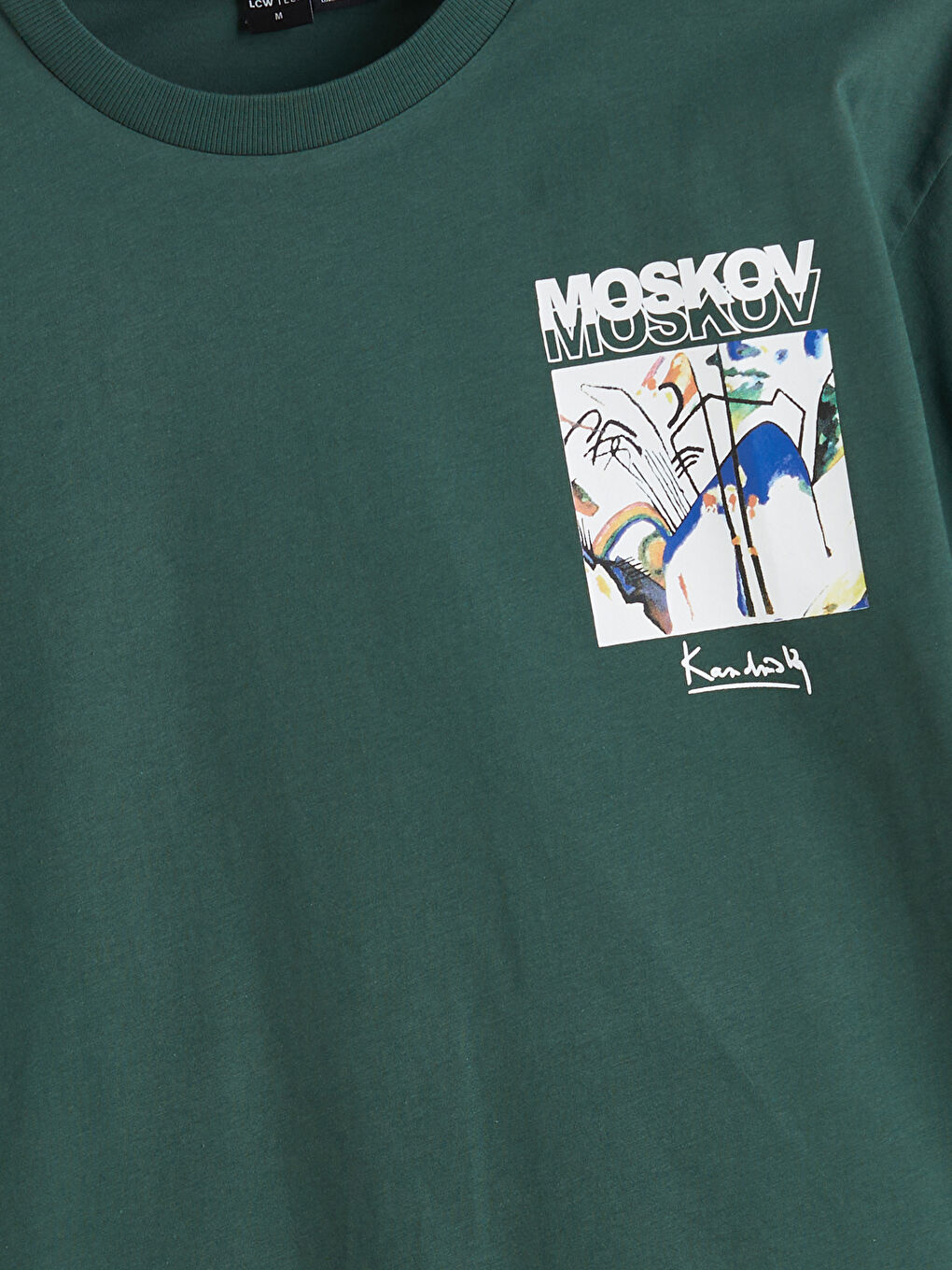 T-shirt pour Garçons Adolescents à Col Rond Imprimé Kandinsky-2