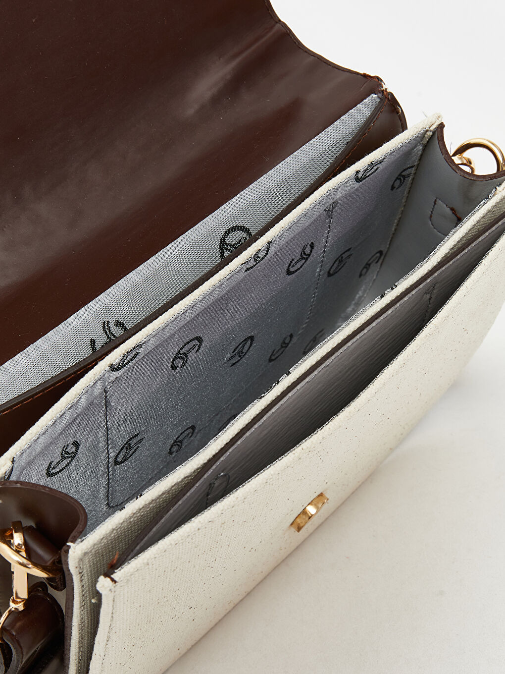 Bej Ayarlanabilir Askılı Kadın Omuz Çantası-2