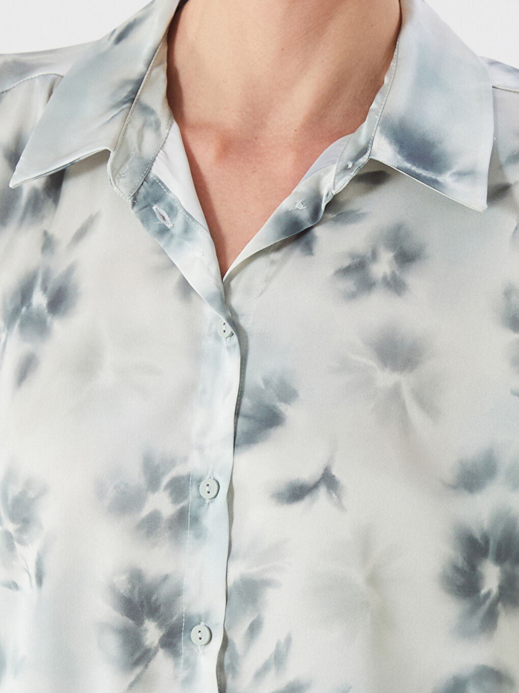 قميص ستان أوفراسايز للسيدات بنقشة تاي داي-4