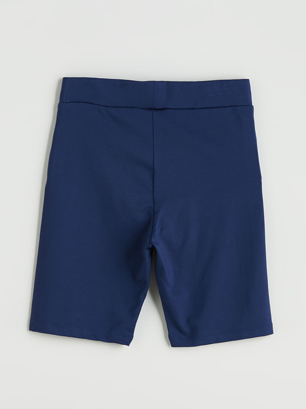 Lacivert Beli Lastikli Kız Çocuk Kısa Tayt-1