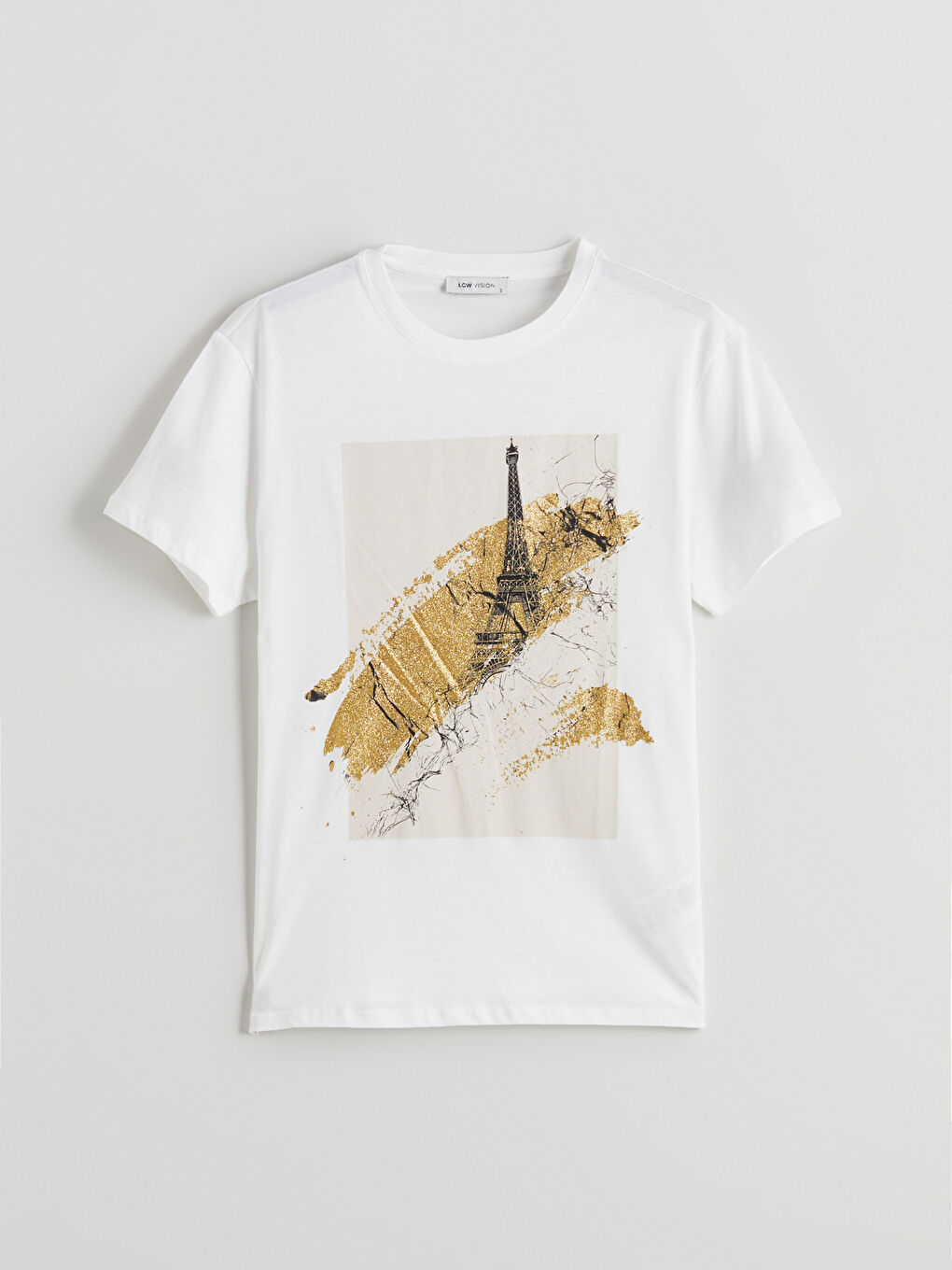 LCW Vision Crew Neck Printed Women's T-Shirt -S5QQ32Z8-R9J