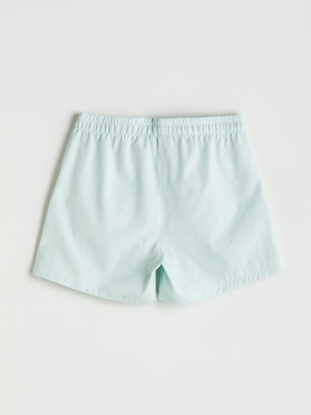 Turkuaz Beli Lastikli Kız Çocuk Şort-1